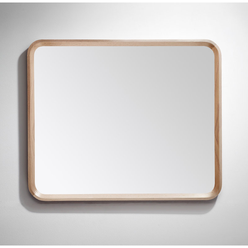 Vela Mirror, 29.5" x 55", Whitewash Oak