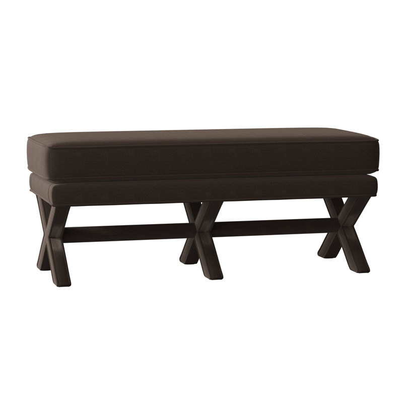 Cayden Upholstered Bench, Metrolinen Graphite