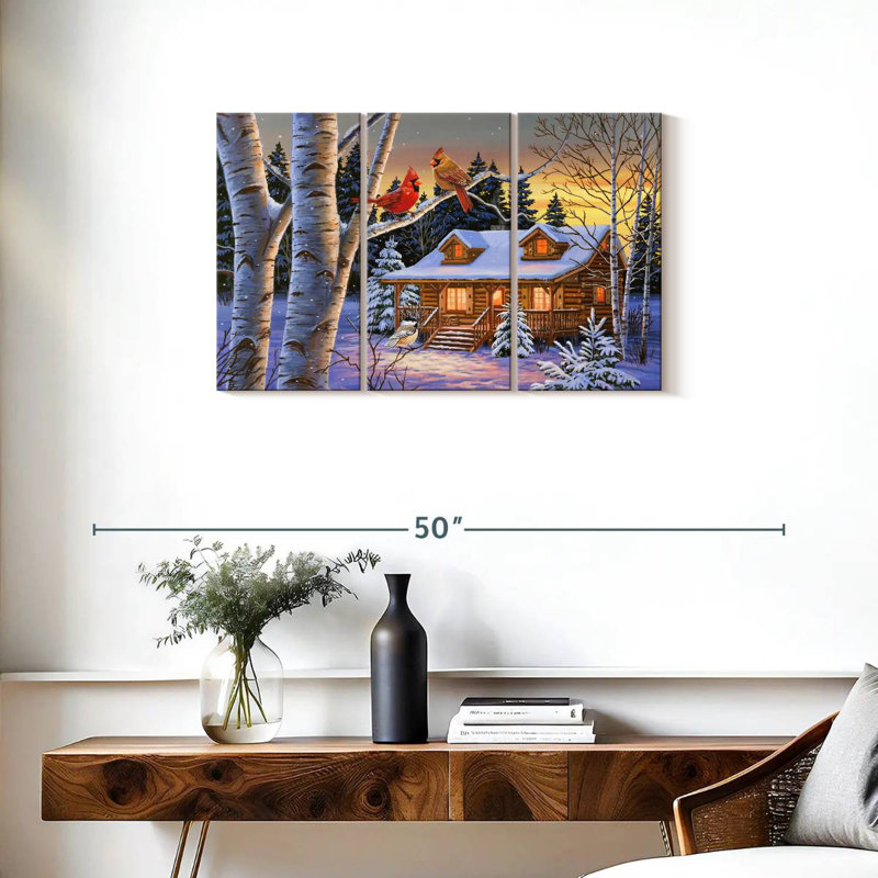 Lilie Rustic Retreat, 20" H x 33" W