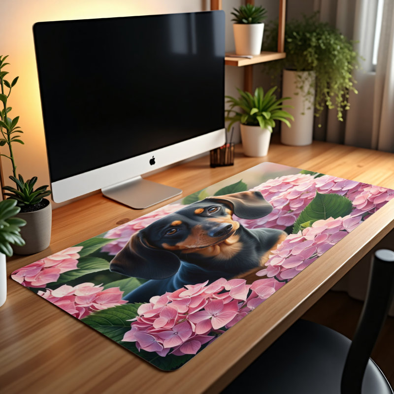 Polyester Desk Pad, 31.5x15.5