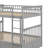 Full Over Full Bunk Bed With Drawers, Convertible Beds-1927592412