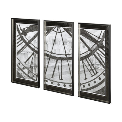 Of Time and The River I Hand Embelished Framed Art Print Matted under Glass