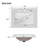 24"Bathroom Vanity With Sink, MDF Cabinet With Wood Frame, 1 Divided Drawer And 2 Soft Close Doors With Double Shelf On The Door, Freestanding Vanity-1676094064-1676094070