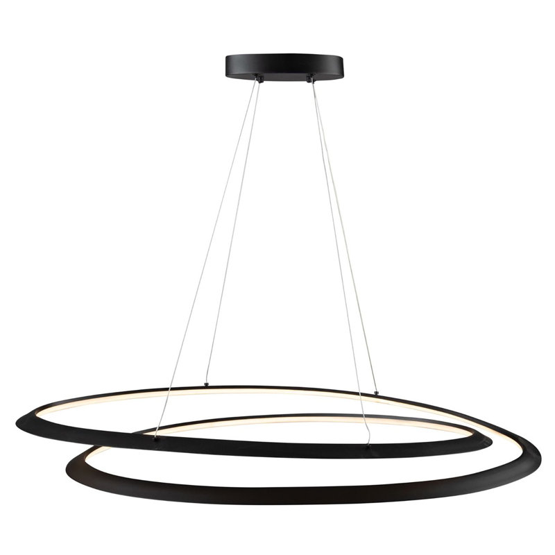  Luminaire suspendu 45 W DEL noir