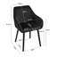 49.5cm H Upholstered Dining Chairs With Wooden Legs-385126526-392246011