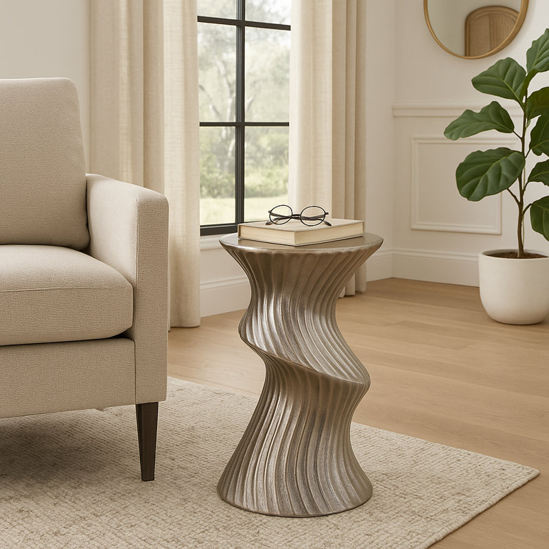 Fairchild Marble Top Table, 22" H x 13" W x 13" D
