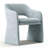 Upholstered Fabric Arm Accent Chair-1395030407