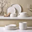 Service de table en porcelaine 18 pièces, blanc-642029109