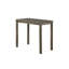 L 42,4 po et l 18,4 po transitionnel 3 pièces Comptoir Ht. Ensemble de table, brun / beige