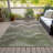Machine Washable Indoor/Outdoor Cinead ACN1700 Green Rug-104611300