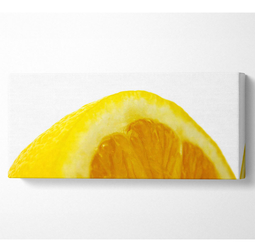 Lemon Wedge Panoramaleinwand