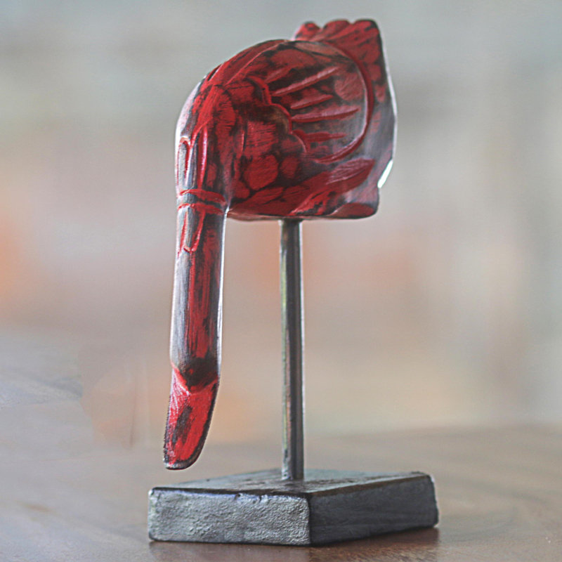 Aggappora Animals Figurines & Sculptures, Red