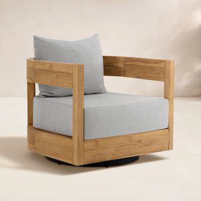 Everlee Sunbrella® Swivel Patio Lounge Chair