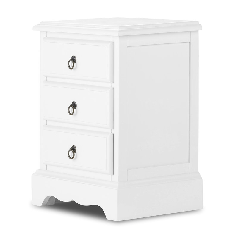 Kylemore 45cm W Solid + Manufactured Wood Bedside Table