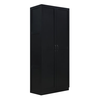 Cornelia Modern Storage Closet with 7 Adjustable Shelves by Manhattan Comfort