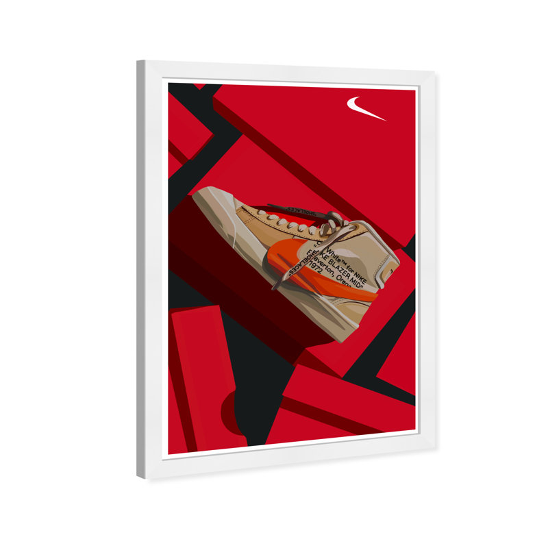 «Fashion and Glam Red Boxes Dream Modern», impression murale sur papier rouge