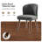 Monticello 19" H Upholstered Dining Chairs with Solid Wood Legs-936040980-936040981