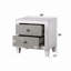 Table de chevet moderne 2 tiroirs 1Pc