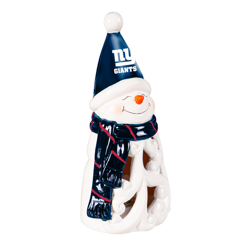 Statuette à DEL bonhomme de neige New York Giants, 8 po
