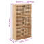 9 Pair Solid Wood Flip Down Shoe Storage