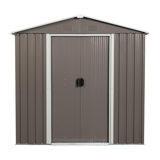 Outdoor Metal Storage Shed With Metal Foundation