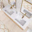 Ensemble de meuble-lavabo double 60 po avec surface solide 60 po-433716124-433716126
