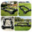 Terrain de football gonflable de 26 pi avec table de billard, jeu de billard gonflable avec ventilateur et 16 balles, jeu de cour intérieur et extérieur durable 