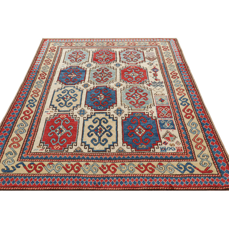 One-of-a-Kind 5’2”x7’7” Hand Knotted Area Rug