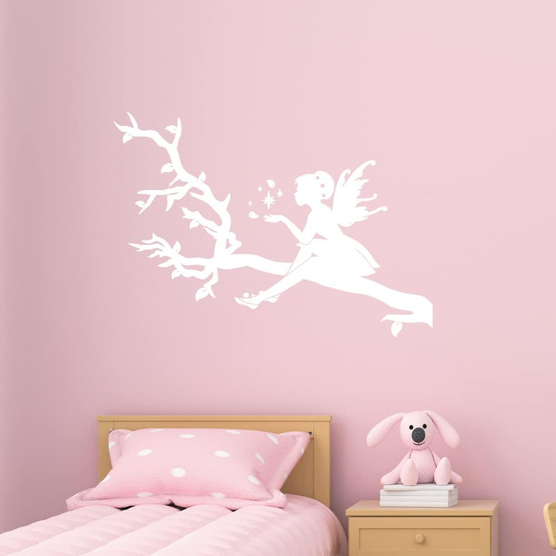 Non-Wall Damaging Wall Decal, White, 18" H x 25" W