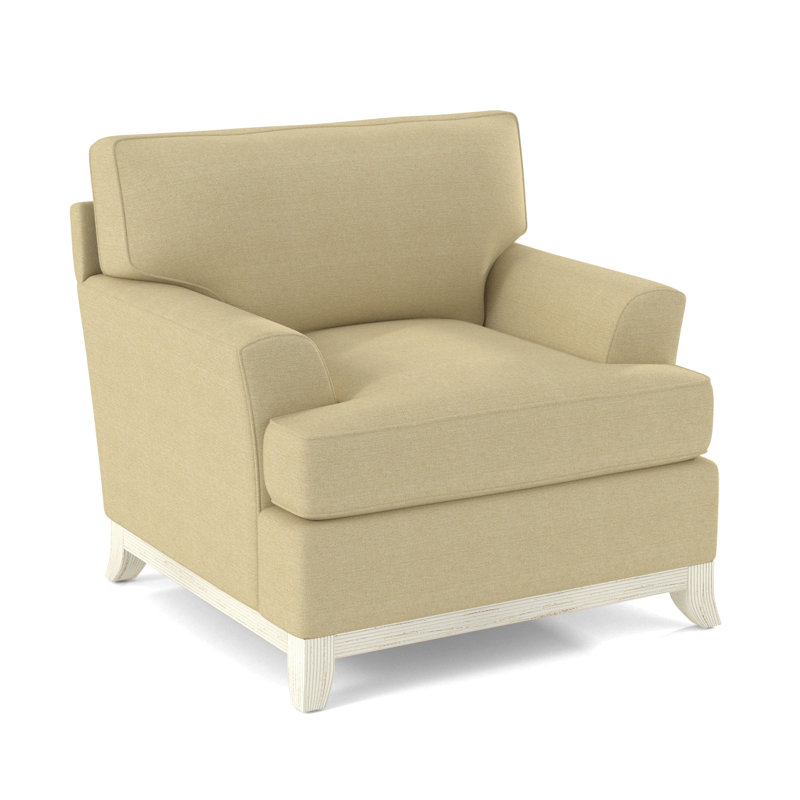 Oaks Way Armchair, Antique Frost White, White Performance Fabric; 0851-94