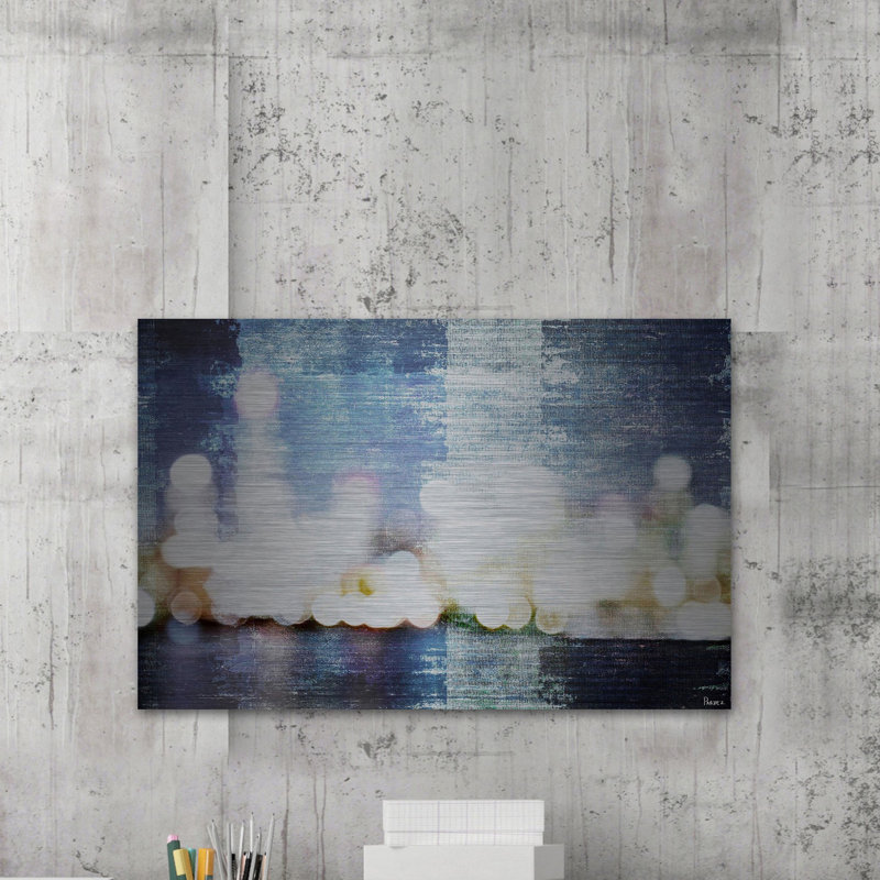 «City Scape» par Parvez Taj - reproduction de photo non encadrée sur métal, H 12 po x l 18 po