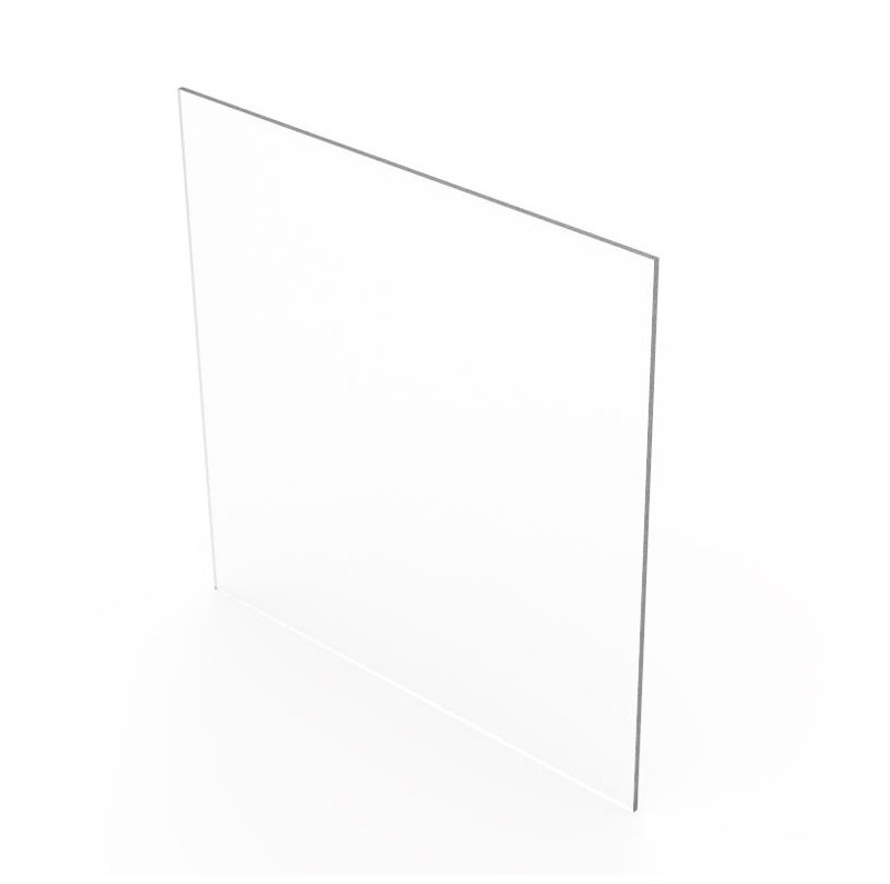 Scie en plexiglas FixtureDisplays® Nominal, H 3 po x l 24 po x P 12 po