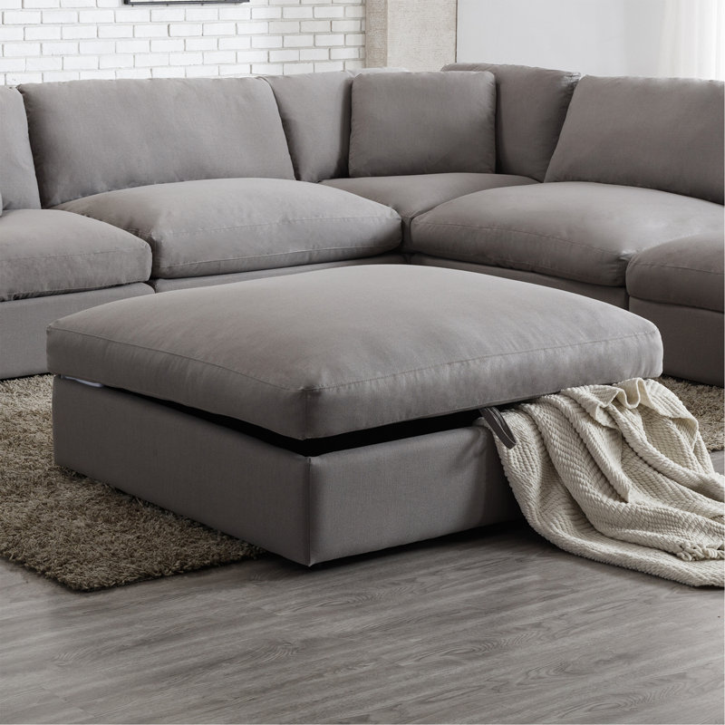 Repose-pieds Rivas Contemporary, gris graphite, Gris