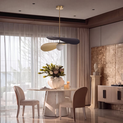 Plafonnier moderne en verre 26,77 po