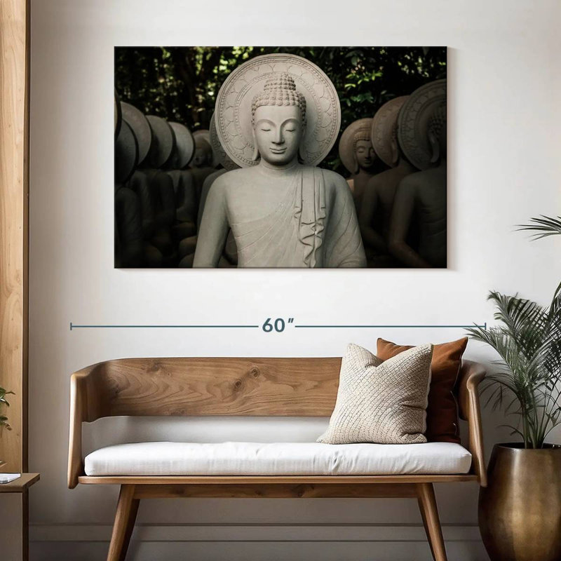 Adella Kantharaj Buddhas, 32" H x 48" W