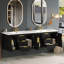 Meuble-lavabo mural flottant avec tiroirs-641459002