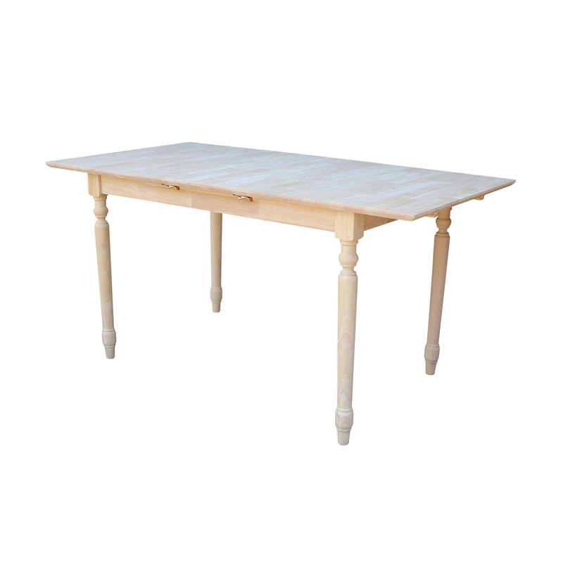 Ginna Extendable Solid Wood Dining Table