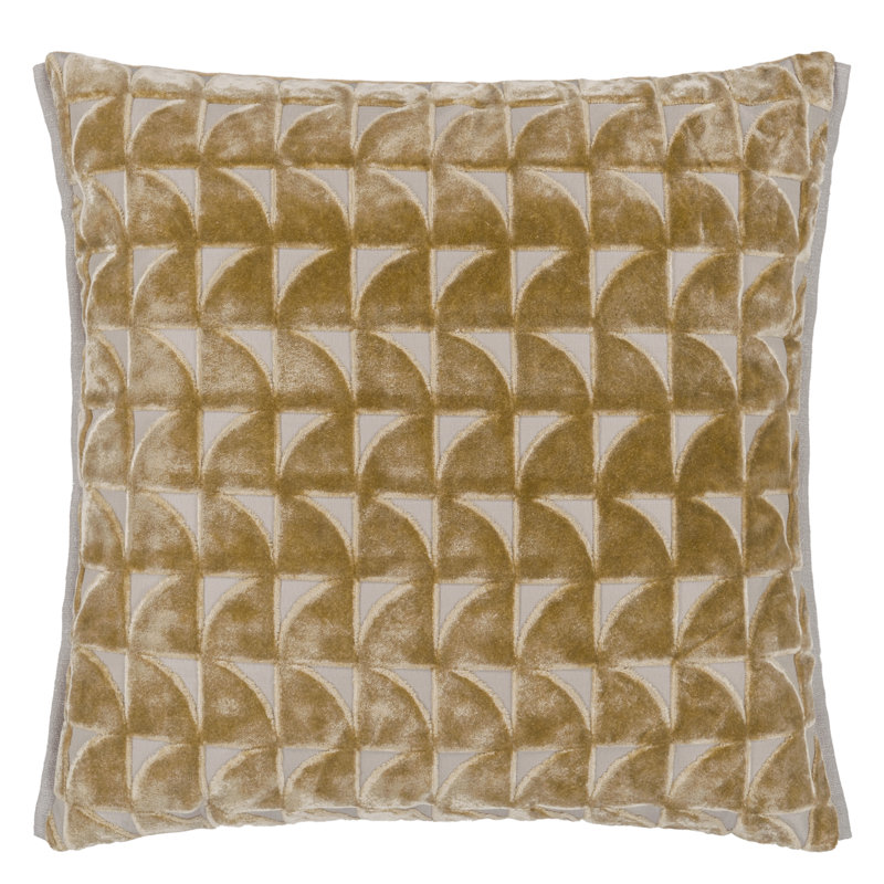 Marquise Decorative Pillow, Hemp Geometric