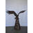 Eagle Landing On A Rock Bronze Statue - Size: 51"L X 36"W X 58"H.