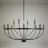 Otho 12-Light 47”W Oversize Dimmable Wagon Wheel Chandelier