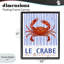Cadre flottant Le Crabe, par Kim Allen-63351242-63351240