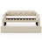 Upholstered Daybed With Trundle, Wood Slat Support,Upholstered Frame Sofa Bed-647439036