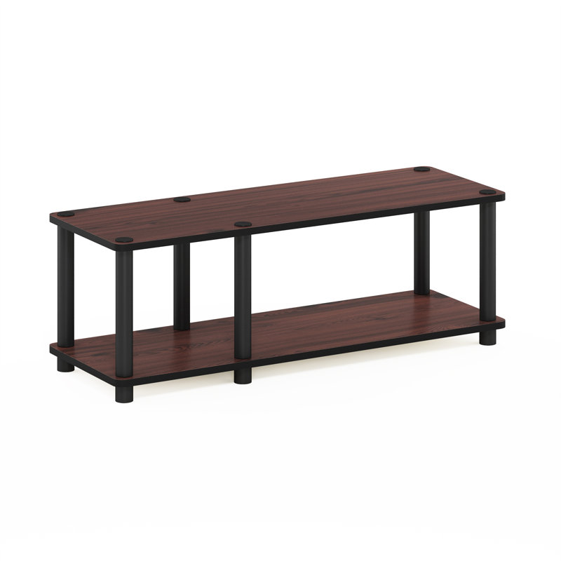 Unfinished TV Stand for TVs up to 32", Dark Cherry/Black
