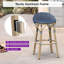 Tabouret de bar d'extérieur à dossier bas surdimensionné PURPLE LEAF-1205493841-1205493847