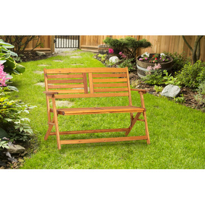 Atlantic Solid Wood Acacia Outdoor Bench