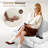 Futon Sofa Bed Convertible Folding Faux Leather Couch with 2 Cup Holders-637097342