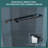 48"W X 76"H Double Sliding Glass Shower Door - 8Mm Tempered Glass With 304 Stainless Steel Frame