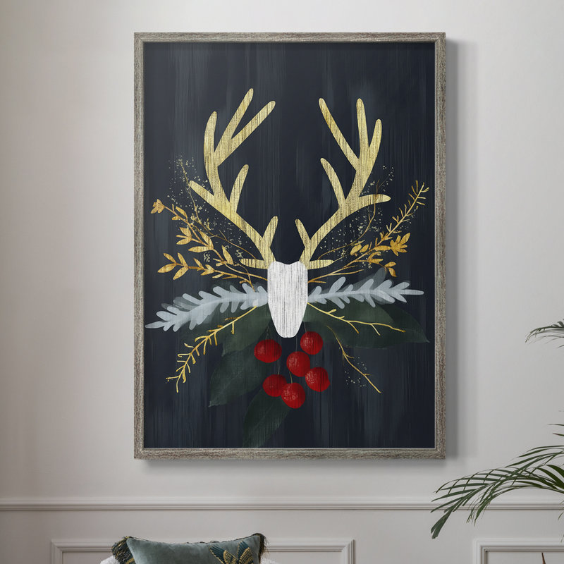 Reproduction encadrée - bois massif XMA3005212, H 15 po x l 12 po