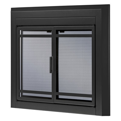 Cabinet Steel Fireplace Door