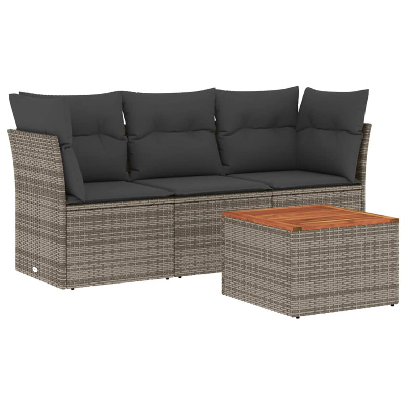  Garden Sofa Set Gray, Dark Gray, Gray, Dark Gray